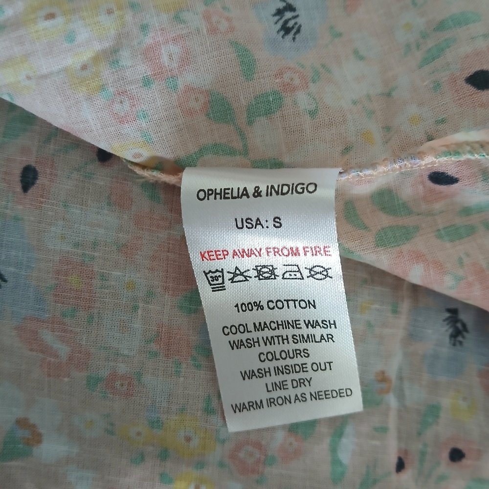 Ophelia & Indigo Floral Honor Top - Picture 5 of 5